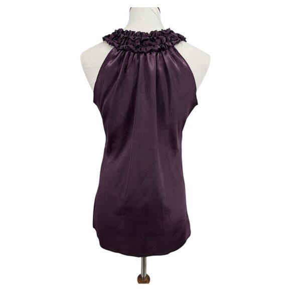 Purple Sleeveless Blouse Size Small womens fancy top Max Studio - Picture 2 of 5